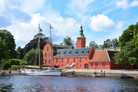 Das Schloss in Halmstad